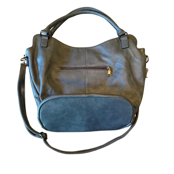 NWT Realer Concealed Carry Tote Shoulder Bag – Gray – 18” x 15” - Picture 2 of 7